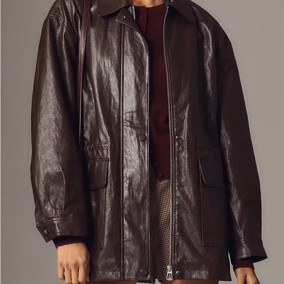 Anthropologie Jackets & Blazers - Brown Leather Jacket